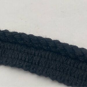 Black Lip Cord Trim 3/16" x 12yds Sewing Ribbon Apparel Crafts Waverly